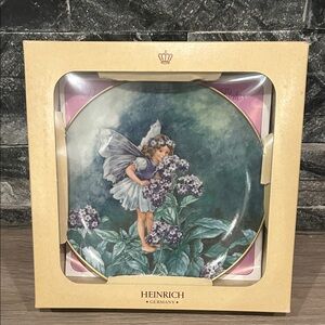 Heinrich “The Heliotrope Fairy”🧚 Collector Plate with‎ Authenticity Certificate